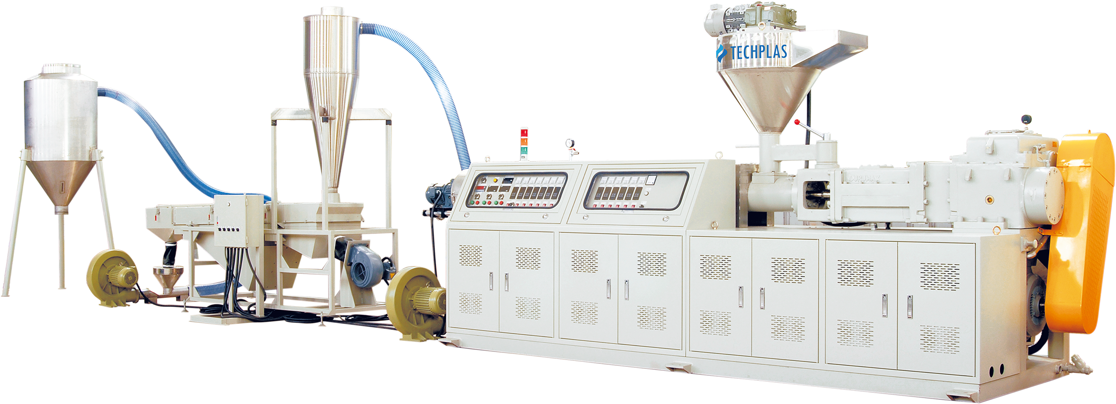 PVC twin screw pelletizing machine