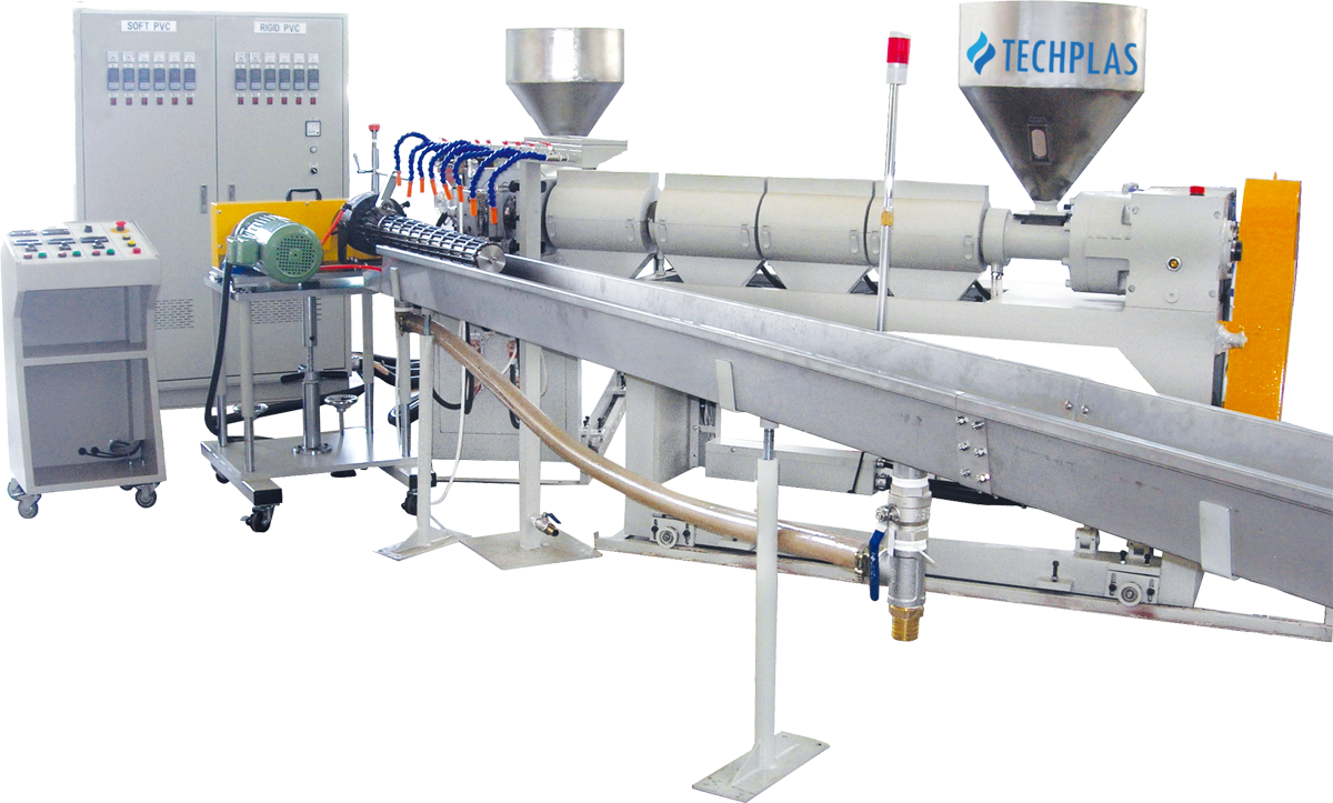 spiral suction hose extrusion line