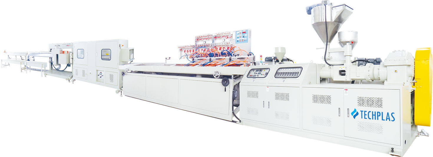 pvc medium profile extrusion line