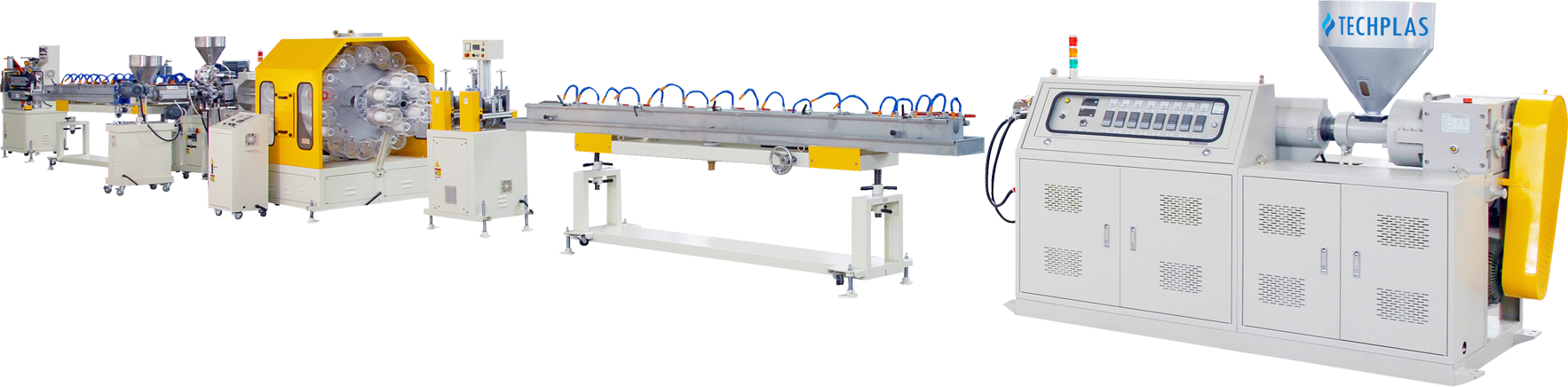 yarn braided hose extrusion machine